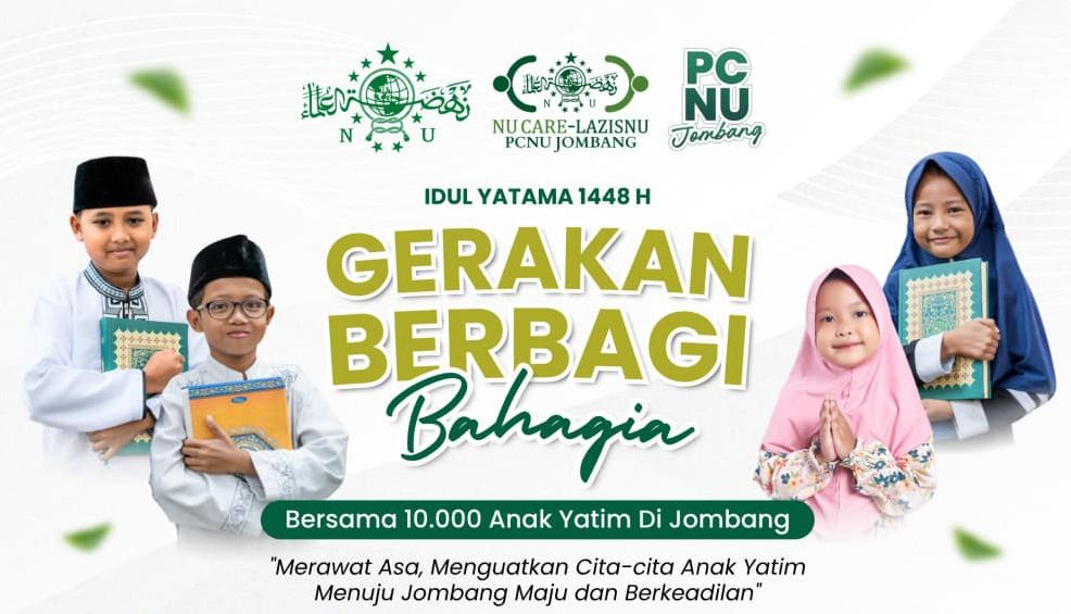 Gerakan Berbagi Bahagia Idul Yatama 1448 H: Bersama 10.000 Anak Yatim di Jombang